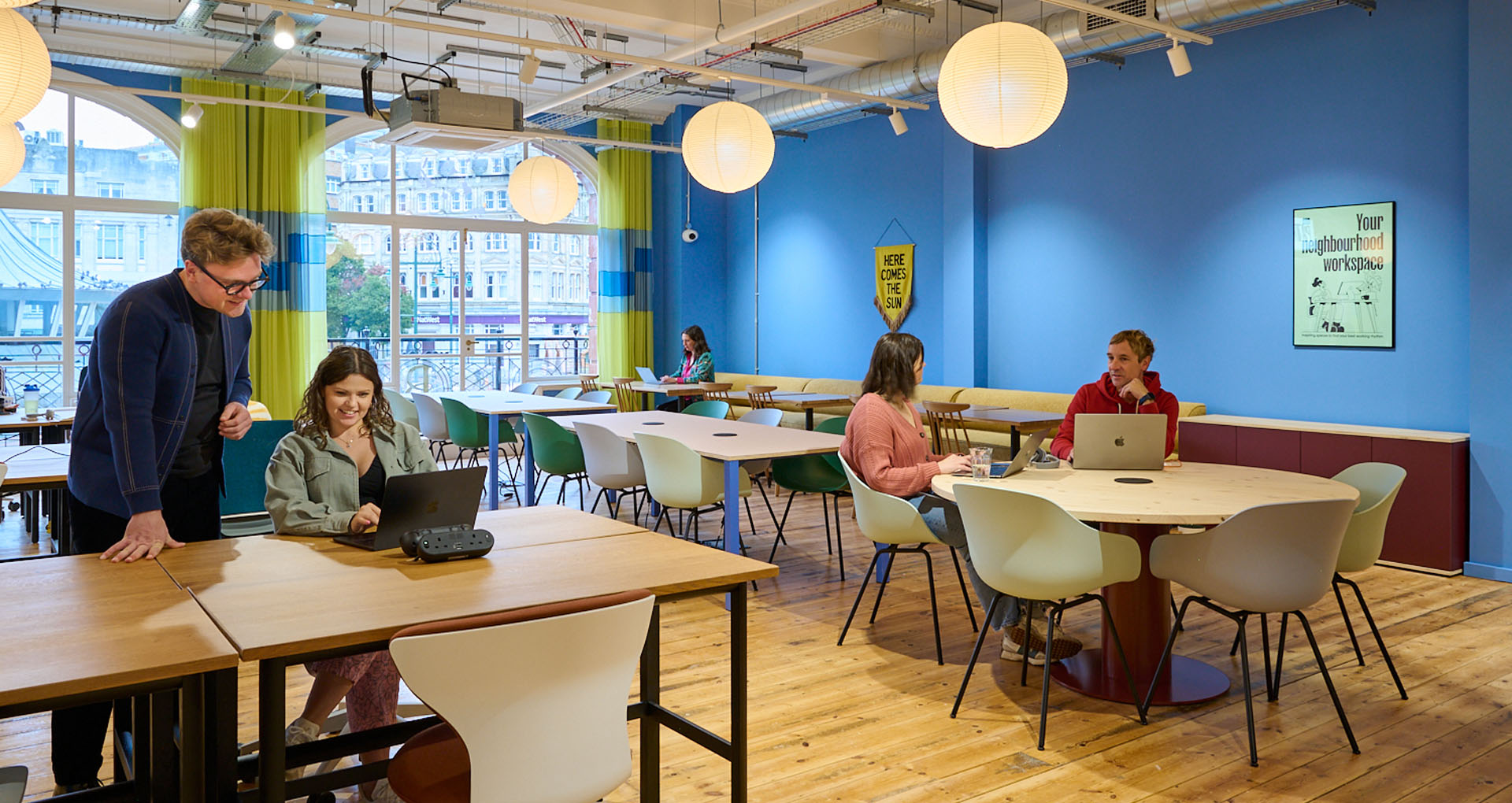 Interior of Patch co-working space