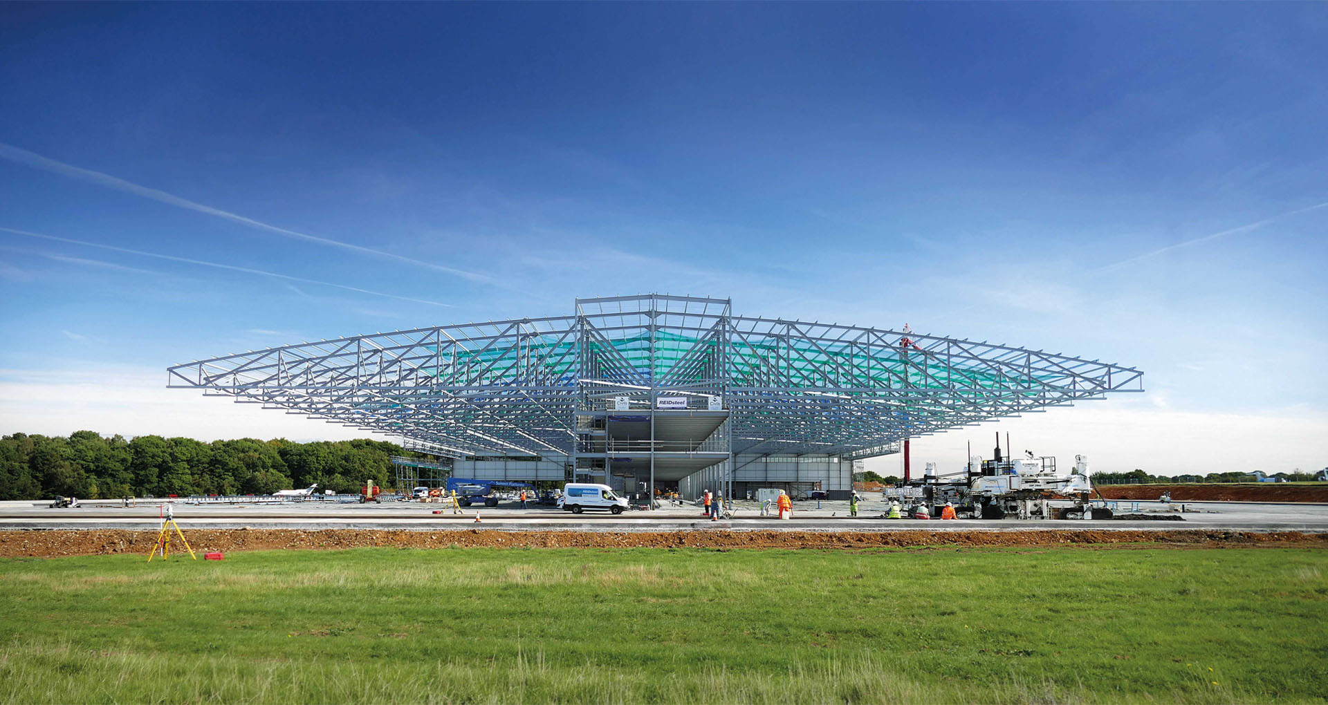View of a REIDsteel structural project